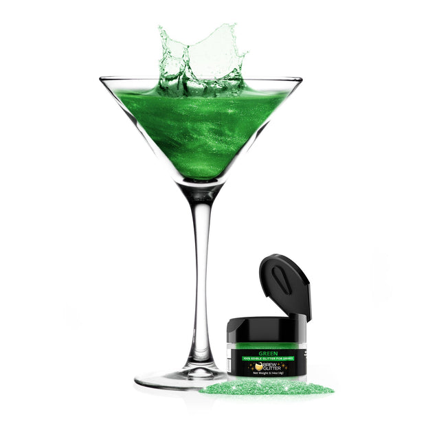Dark Green Brew Glitter | Edible Glitter for Wine & Champagne 4G