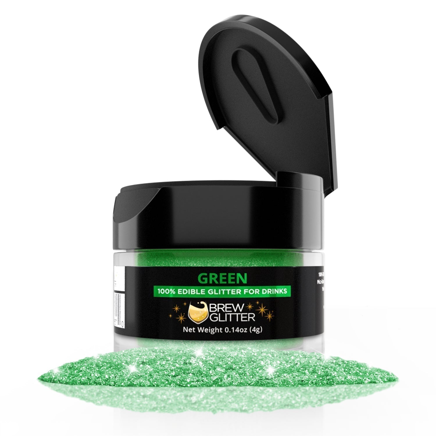 Green Brew Glitter | Food Grade Beverage Glitter-Brew Glitter®