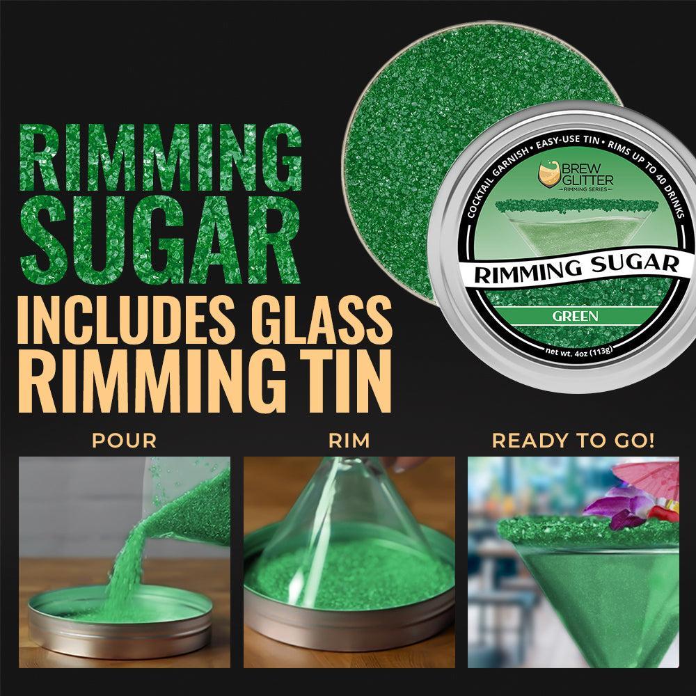 Green Cocktail Rimming Sugar-Brew Glitter®