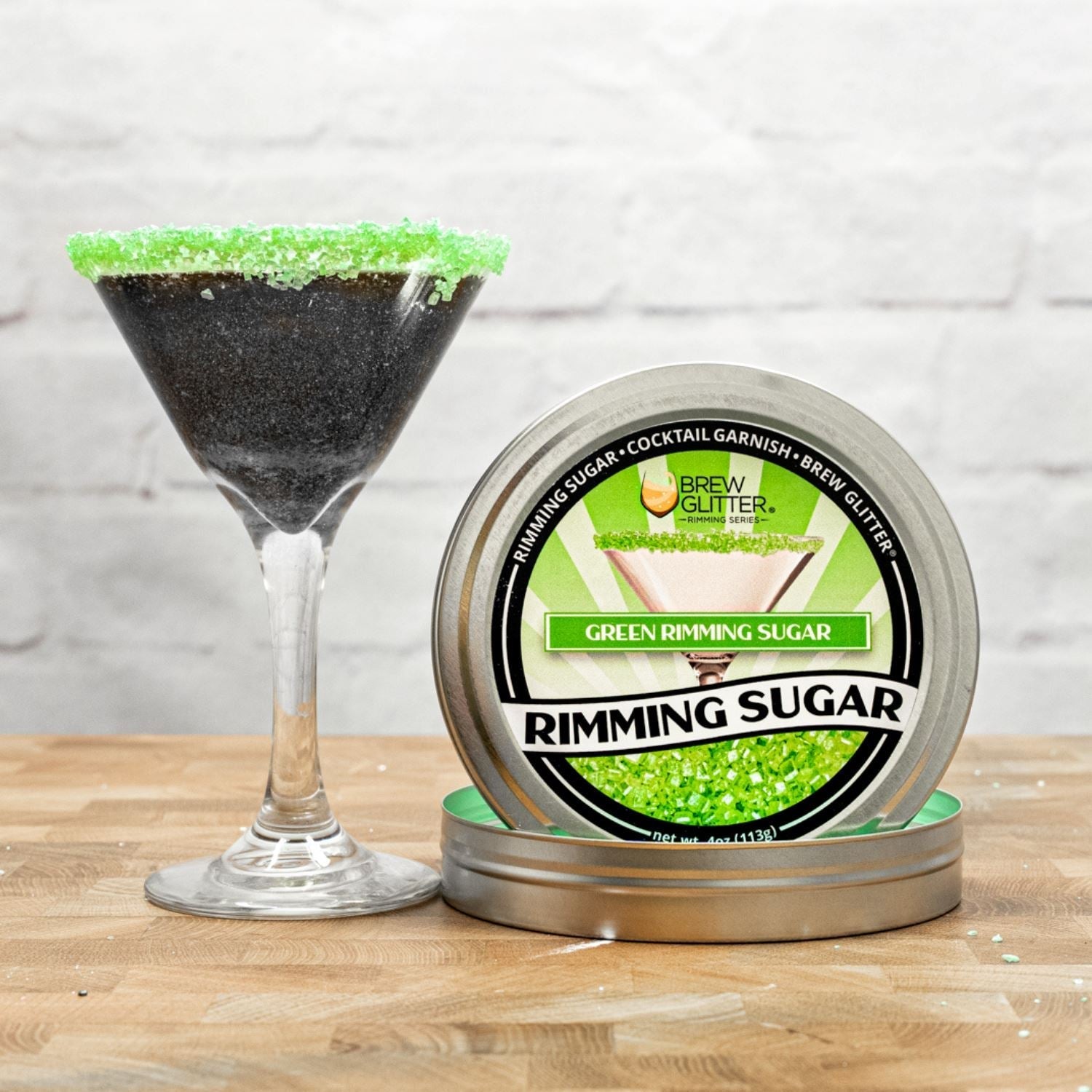 Green Cocktail Rimming Sugar-Brew Glitter®