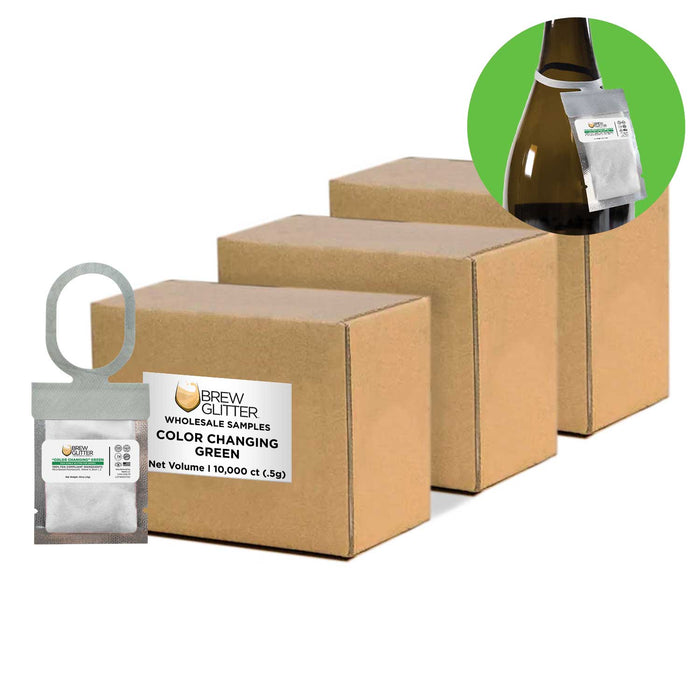 Green Color Changing Brew Glitter® Necker | Wholesale-Brew Glitter®