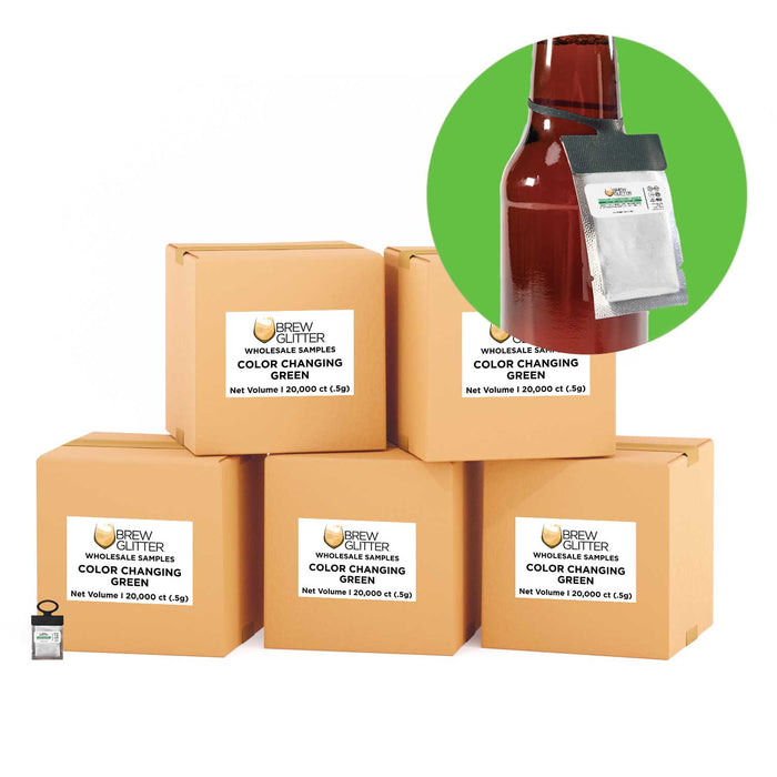 Green Color Changing Brew Glitter® Necker | Wholesale-Brew Glitter®