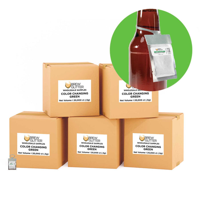 Green Color Changing Brew Glitter® Necker | Wholesale-Brew Glitter®