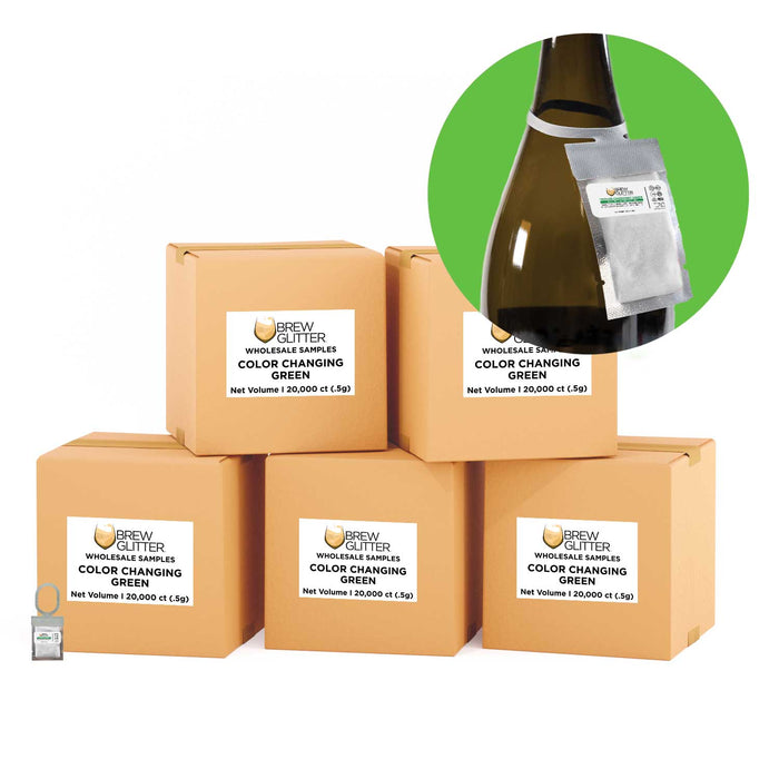 Green Color Changing Brew Glitter® Necker | Wholesale-Brew Glitter®
