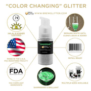 Green Color Changing Brew Glitter Spray Pump-Brew Glitter®