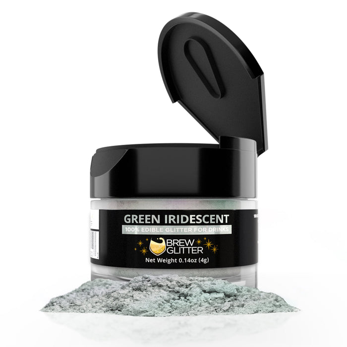 Green Iridescent Brew Glitter | Cocktail Beverage Glitter-Brew Glitter®