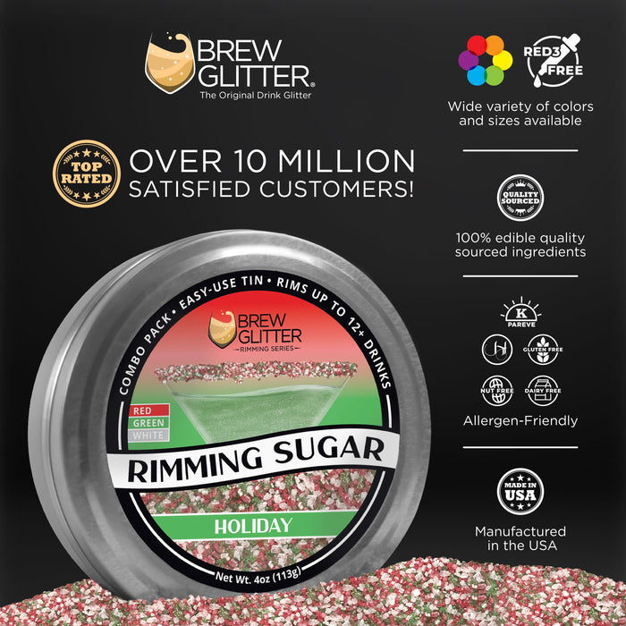 Holiday Rimming Sugar-Brew Glitter®