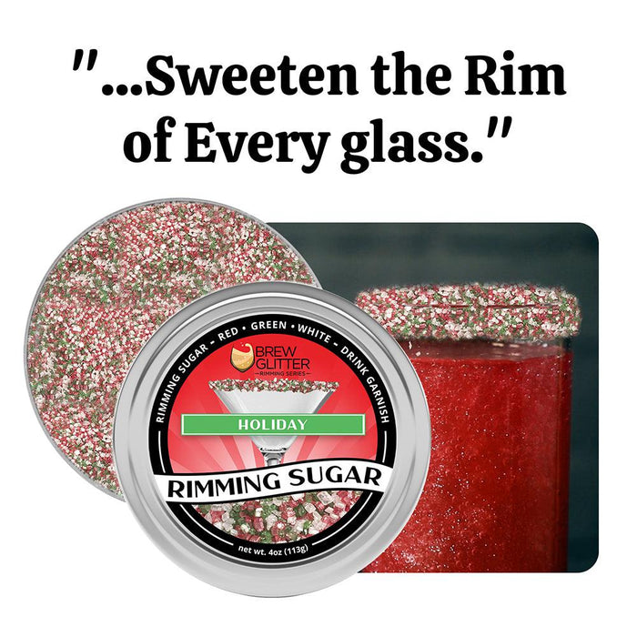 Holiday Rimming Sugar-Brew Glitter®