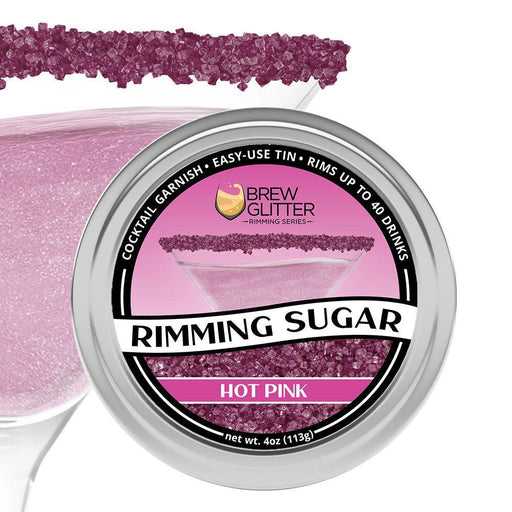 Hot Pink Cocktail Rimming Sugar-Brew Glitter®