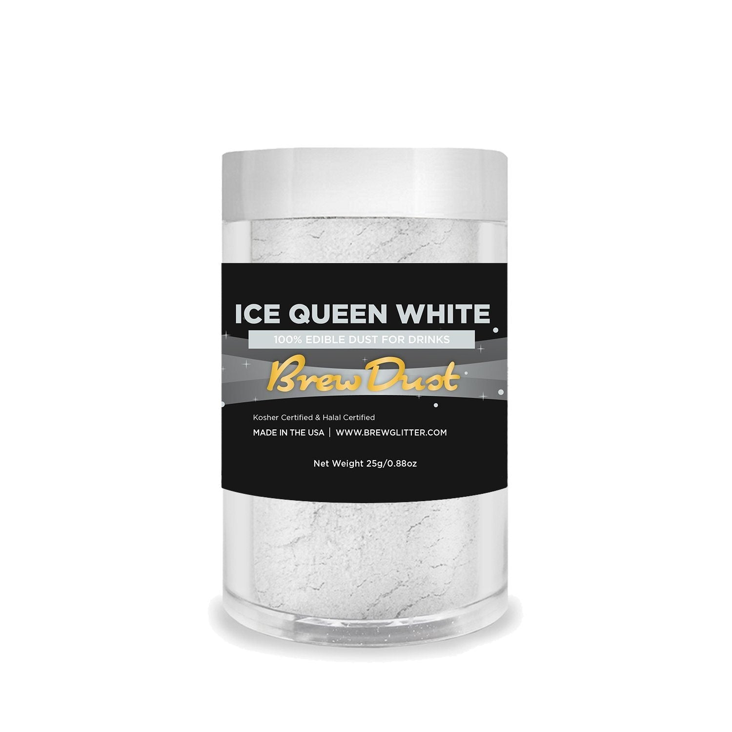 Ice Queen White Edible Pearlized Brew Dust-Brew Glitter®