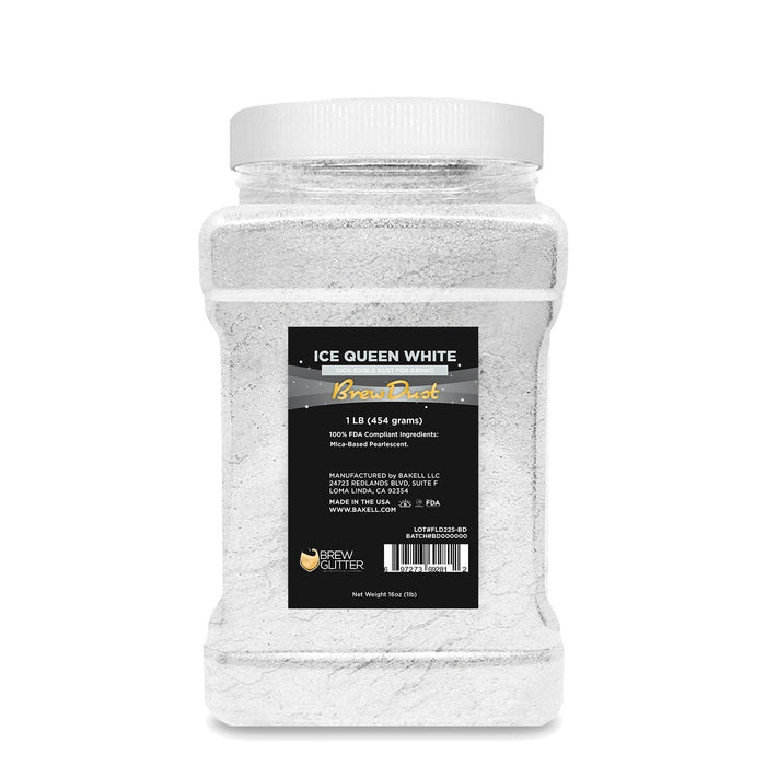 Ice Queen White Edible Pearlized Brew Dust-Brew Glitter®