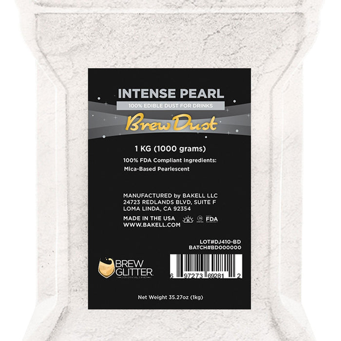 Intense Pearl White Brew Dust by the Case-Brew Glitter®