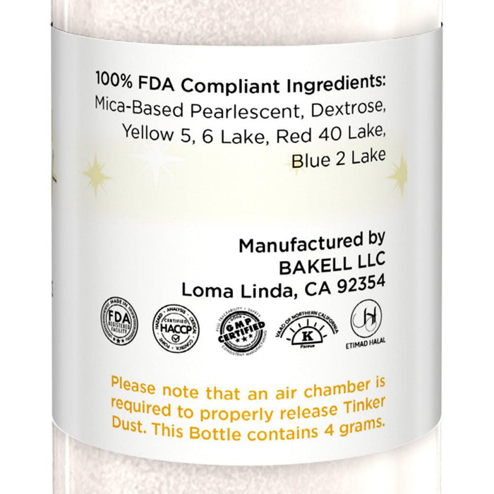 Ivory Tinker Edible Glitter Spray 4g Pump | Tinker Dust®-Brew Glitter®