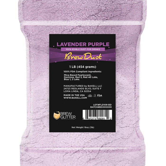 Lavender Purple Edible Brew Dust-Brew Glitter®