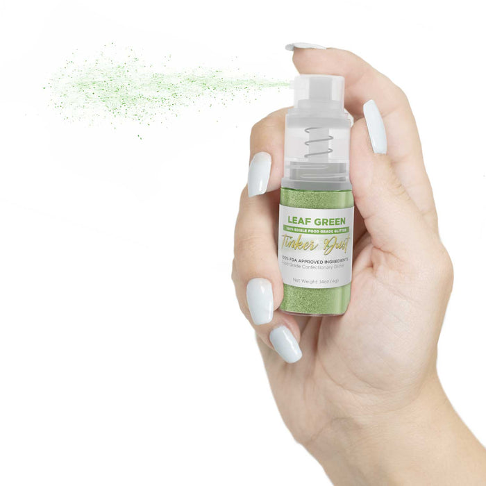 Leaf Green Edible Glitter Spray 4g Pump | Tinker Dust®-Brew Glitter®