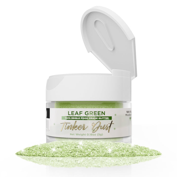 Leaf Green Edible Glitter Tinker Dust | 5 Gram Jar-Brew Glitter®