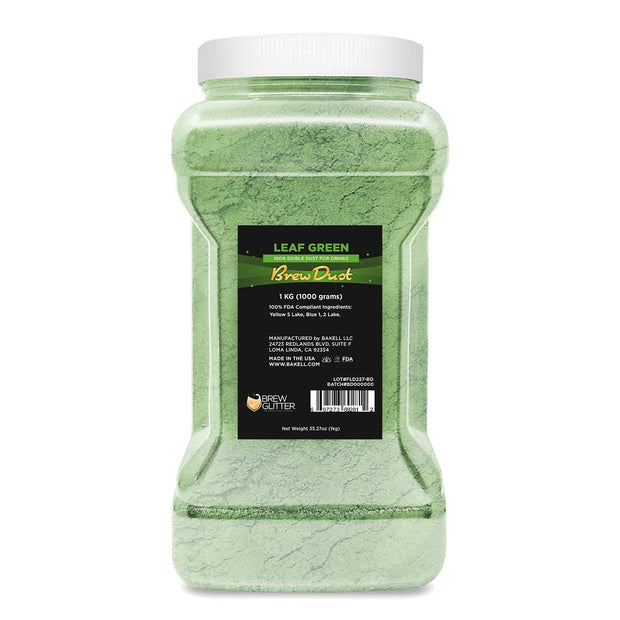Leaf Green Edible Pearlized Brew Dust-Brew Glitter®