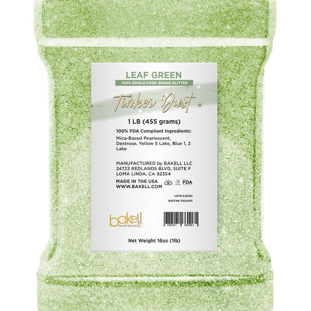 Leaf Green Tinker Dust Edible Glitter | Food Grade Glitter-Brew Glitter®