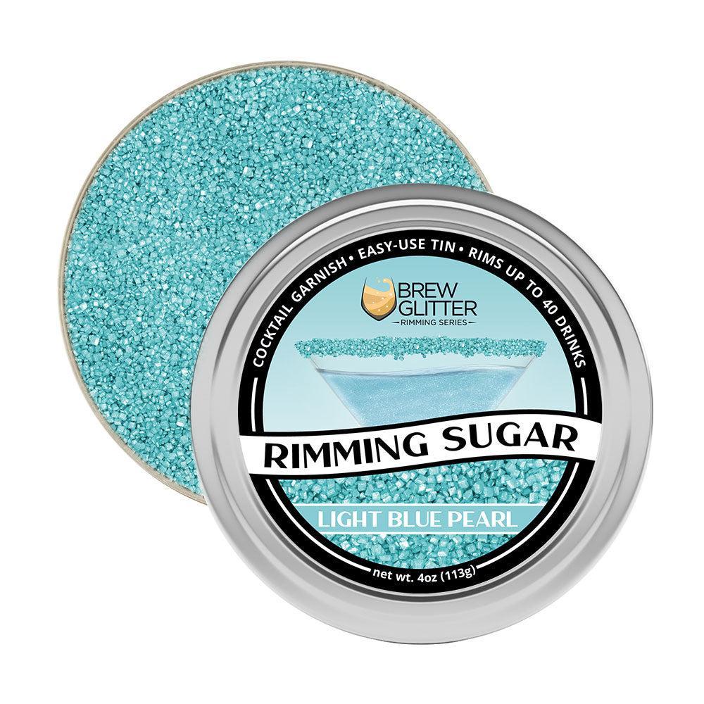 Light Blue Pearl Cocktail Rimming Sugar-Brew Glitter®