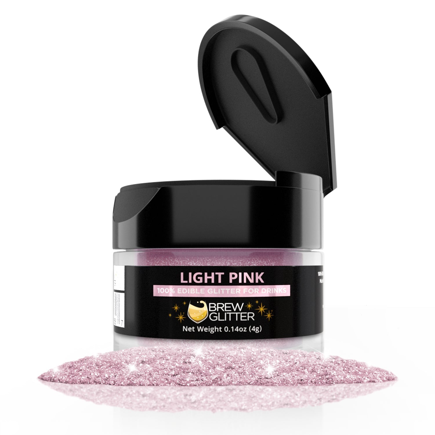 Light Pink Brew Glitter | Food Grade Beverage Glitter-Brew Glitter®