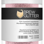 Light Pink Brew Glitter® | Beverage Glitter for beer, cocktails & more