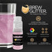 Light Pink Brew Glitter Mini Spray Pump by the Case | Private Label-Brew Glitter®