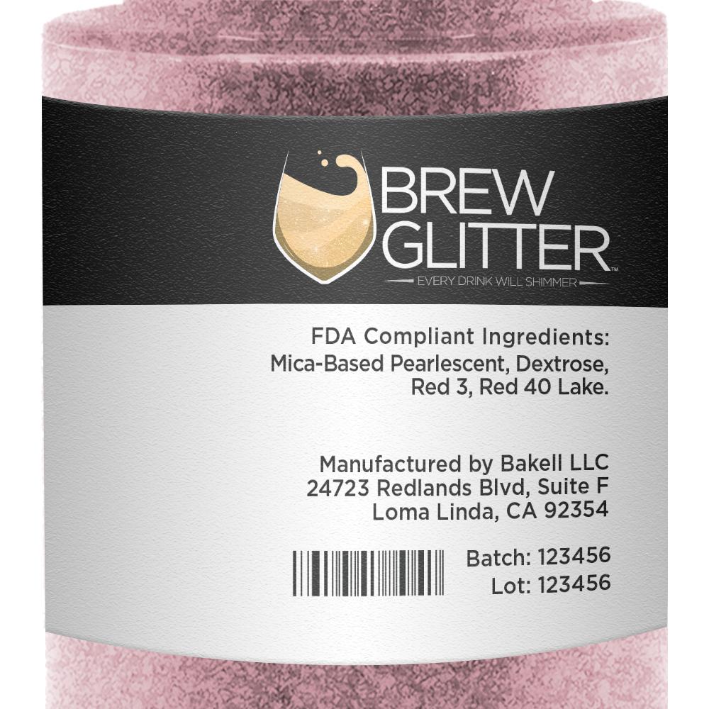 Light Pink Edible Glitter Spray Pump for Drinks-Brew Glitter®