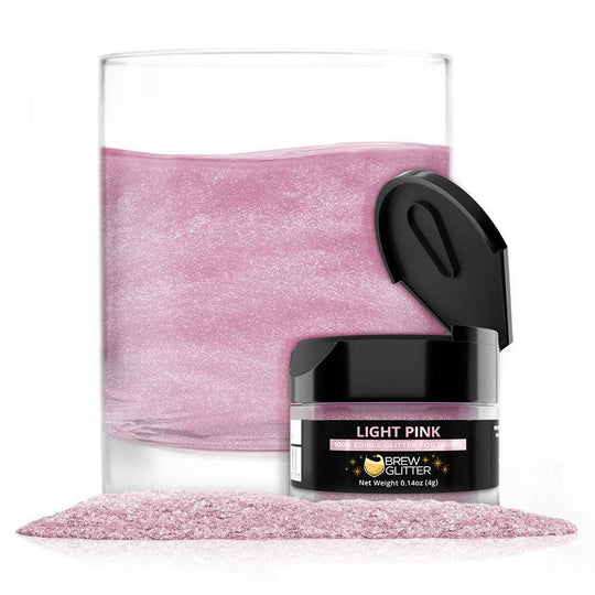 Light Pink Food Grade Brew Glitter | 4 Gram Jar-Brew Glitter®
