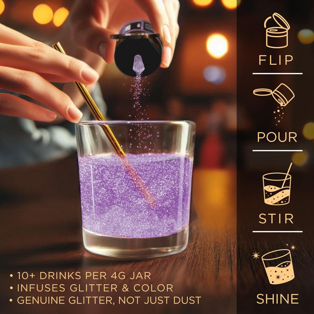 Light Purple Brew Glitter | Food Grade Beverage Glitter-Brew Glitter®