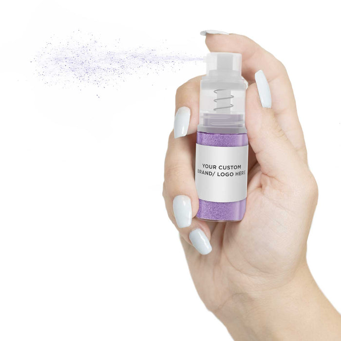 Light Purple Brew Glitter Mini Spray Pump by the Case | Private Label-Brew Glitter®