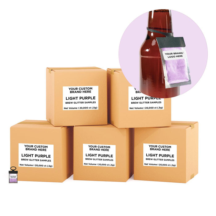 Light Purple Brew Glitter® Necker | Private Label-Brew Glitter®