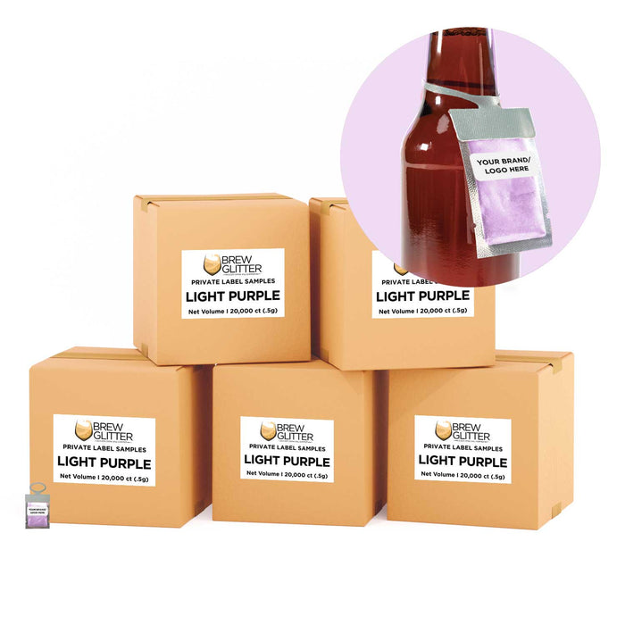 Light Purple Brew Glitter® Necker | Private Label-Brew Glitter®