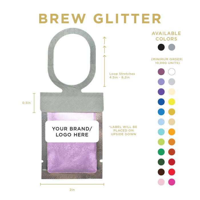 Light Purple Brew Glitter® Necker | Private Label-Brew Glitter®