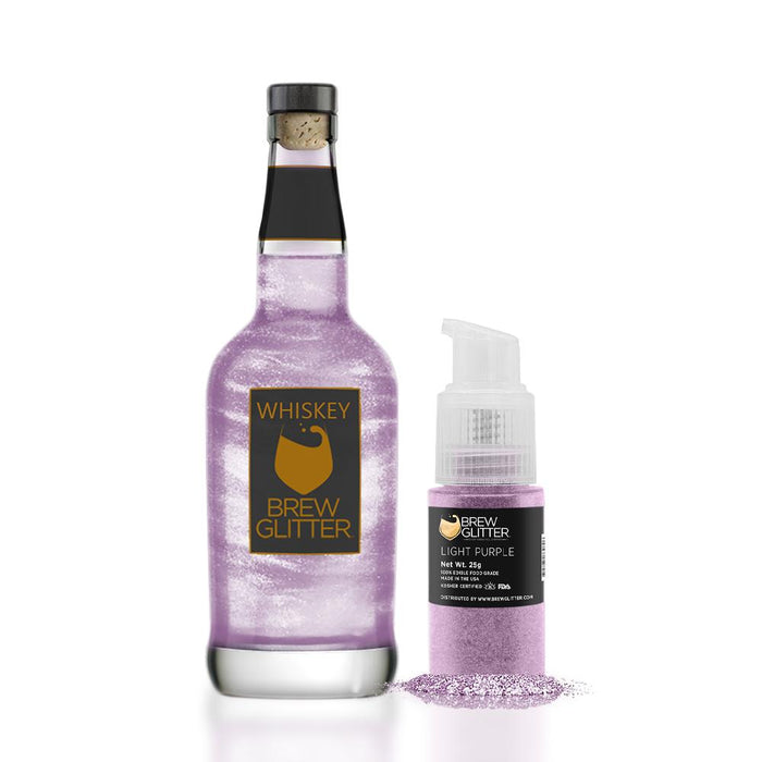 Light Purple Brew Glitter Spray Pump by the Case | Private Label-Brew Glitter®