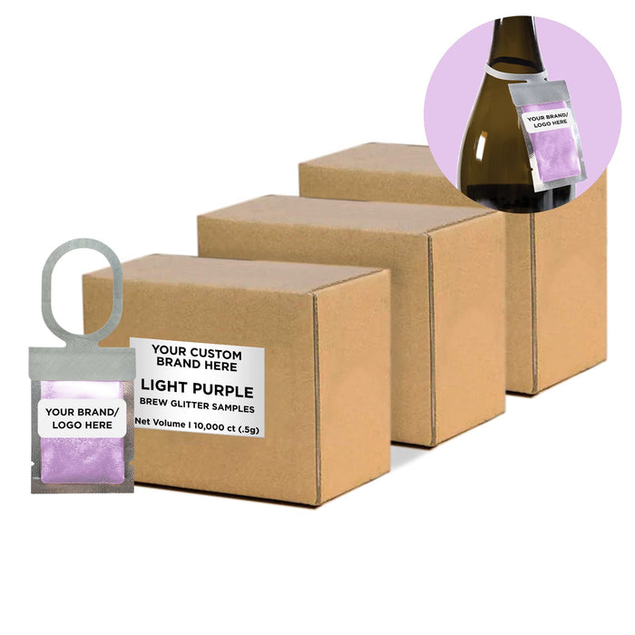 Light Purple Brew Glitter® Necker | Private Label-Brew Glitter®