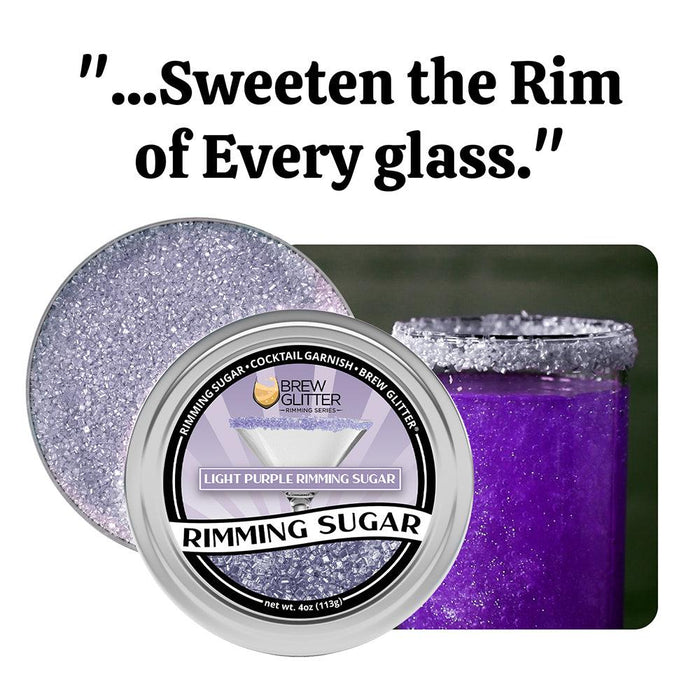 Light Purple Cocktail Rimming Sugar-Brew Glitter®