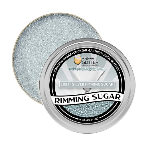 Light Silver Cocktail Rimming Sugar-Brew Glitter®