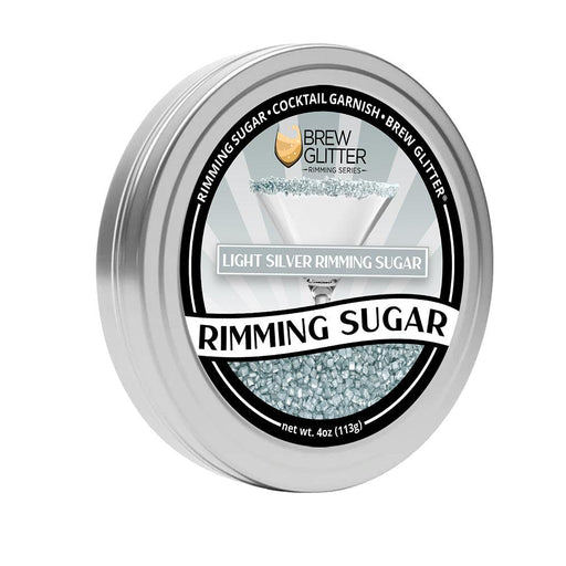 Light Silver Cocktail Rimming Sugar-Brew Glitter®