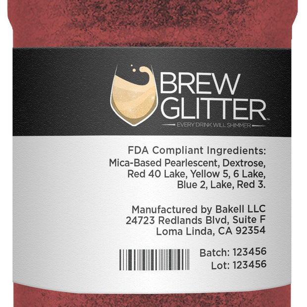 Maroon Brew Glitter by the Case-Brew Glitter®