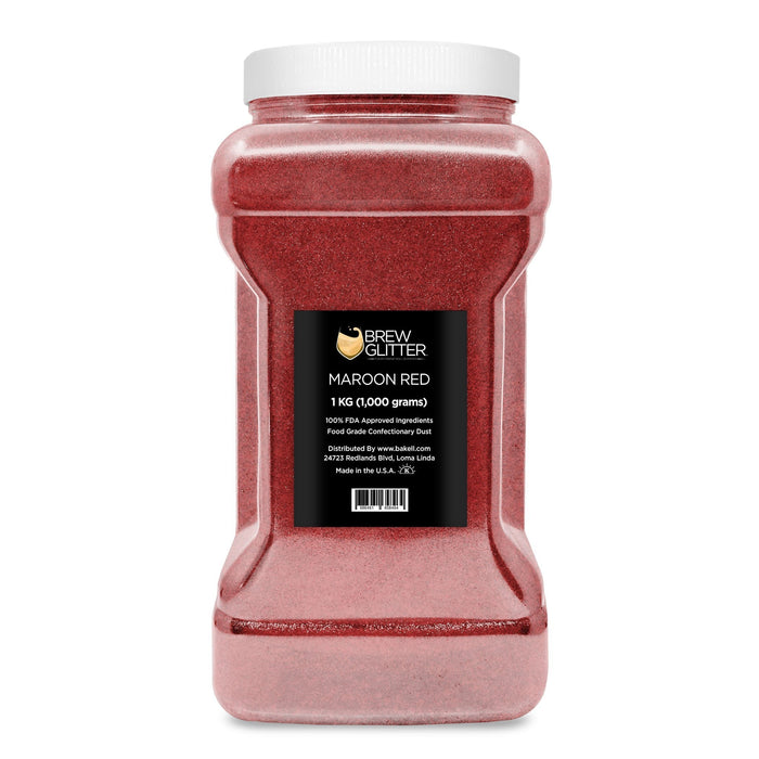 Maroon Red Brew Glitter | Food Grade Beverage Glitter-Brew Glitter®