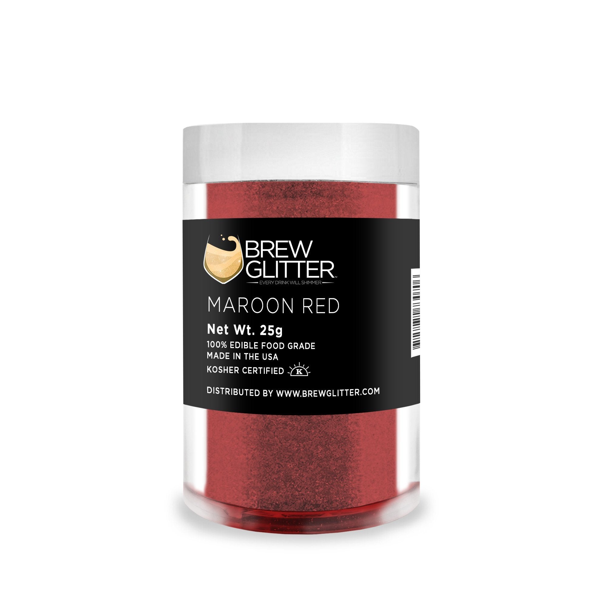 Maroon Red Brew Glitter | Food Grade Beverage Glitter-Brew Glitter®