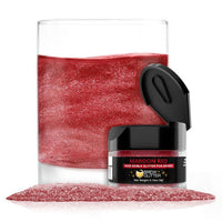 Maroon Red Brew Glitter | Food Grade Beverage Glitter-Brew Glitter®
