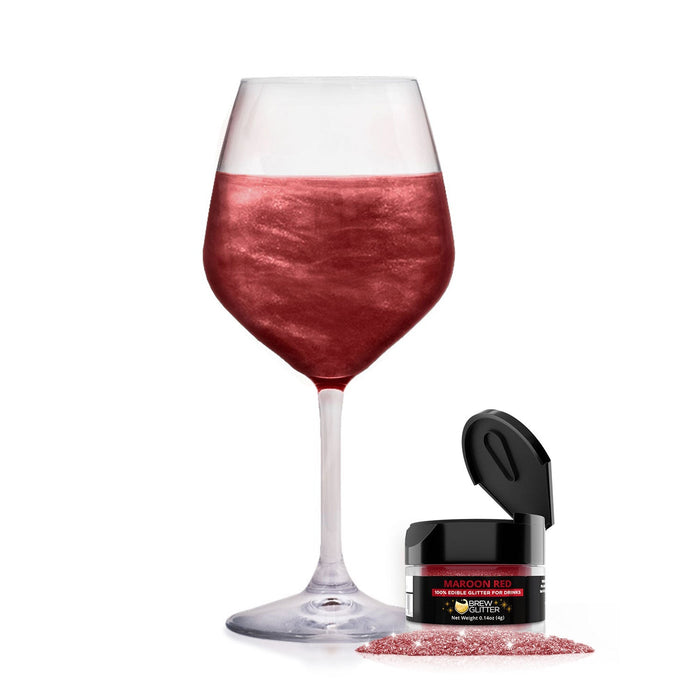 Maroon Red Brew Glitter | Wine & Champagne Glitter-Brew Glitter®