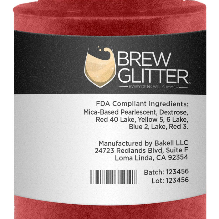 Maroon Red Edible Glitter Spray Pump for Drinks-Brew Glitter®