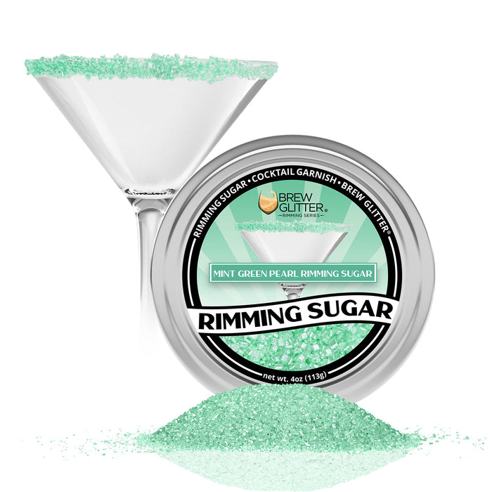 Mint Green Cocktail Rimming Sugar-Brew Glitter®