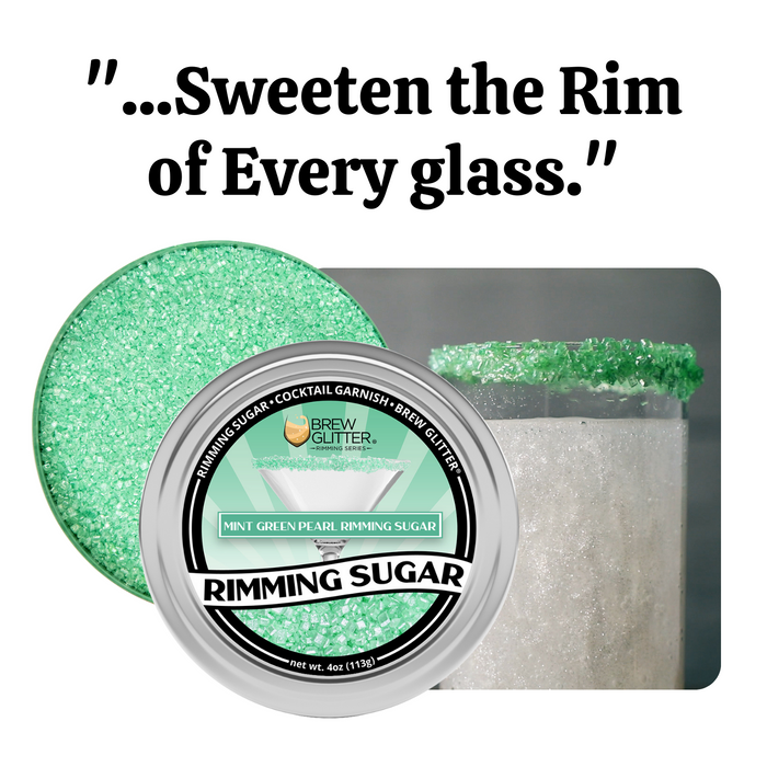 Mint Green Cocktail Rimming Sugar-Brew Glitter®