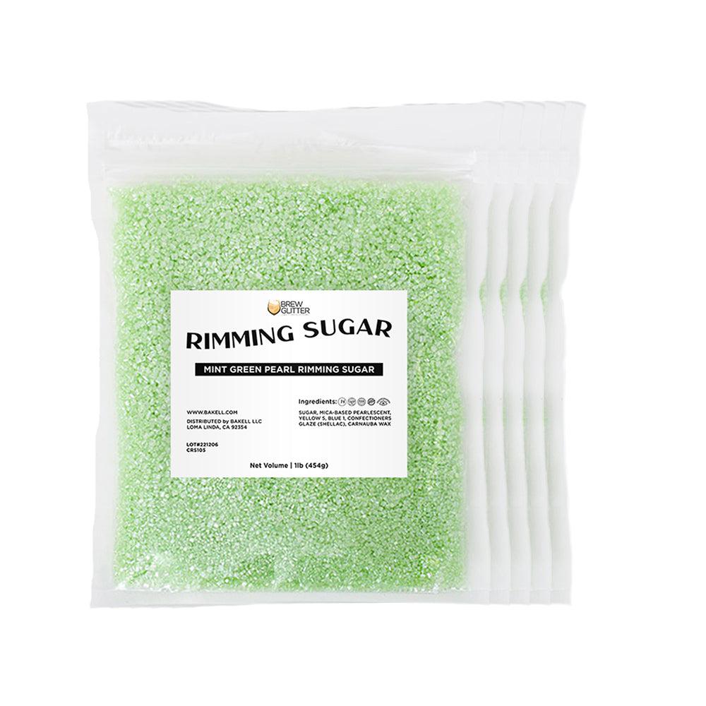 Mint Green Pearl Cocktail Rimming Sugar-Brew Glitter®