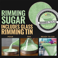 Mint Green Pearl Cocktail Rimming Sugar-Brew Glitter®