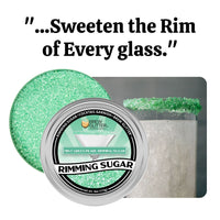 Mint Green Pearl Cocktail Rimming Sugar-Brew Glitter®