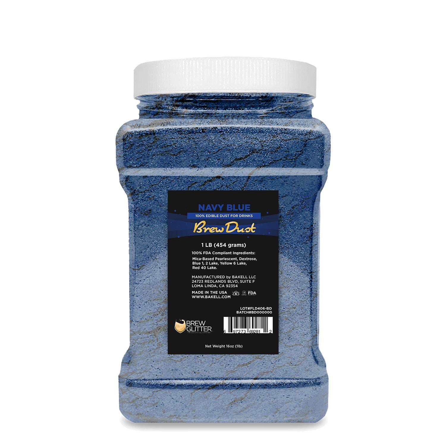 Navy Blue Edible Brew Dust-Brew Glitter®